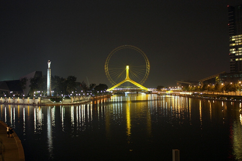 Фото 6, Мост “Око Тяньцзиня”, Тяньцзинь, Китай