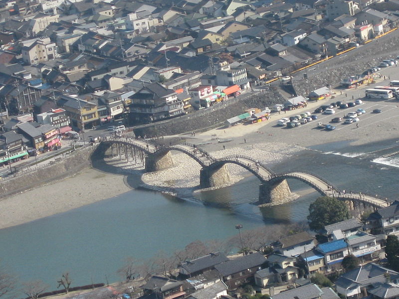Фото 1, Мост Кинтай, Япония
