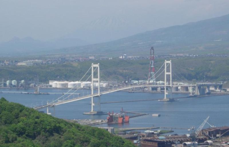 Photo 1, Hakucho Bridge, Muroran, Hokkaido, Japan