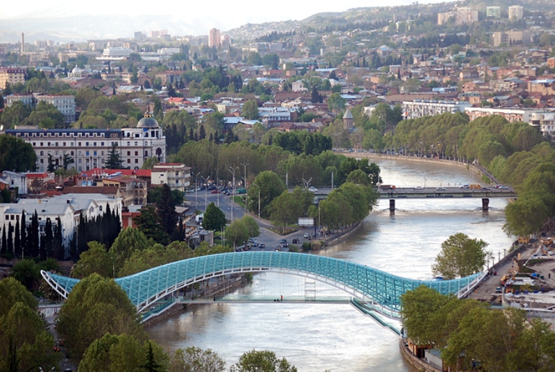 Фото 2, Мост Мира, Тбилиси