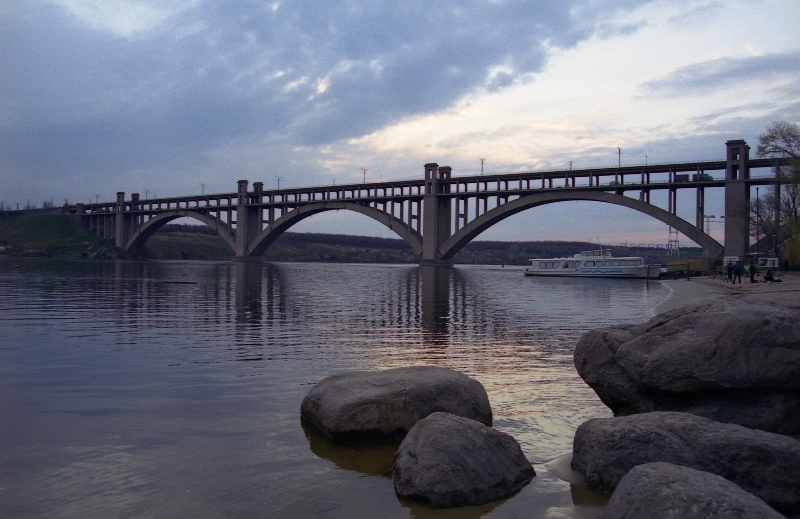 Фото 3, Мост Преображенского через Новый Днепр, Запорожье, Украина