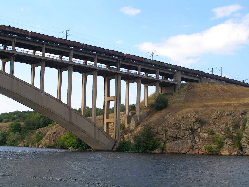 Фото 5, Мост Преображенского через Старый Днепр, Запорожье, Украина