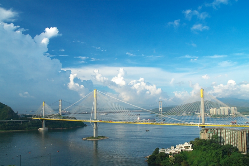 Photo 1, Ting Kau Bridge, Hong Kong