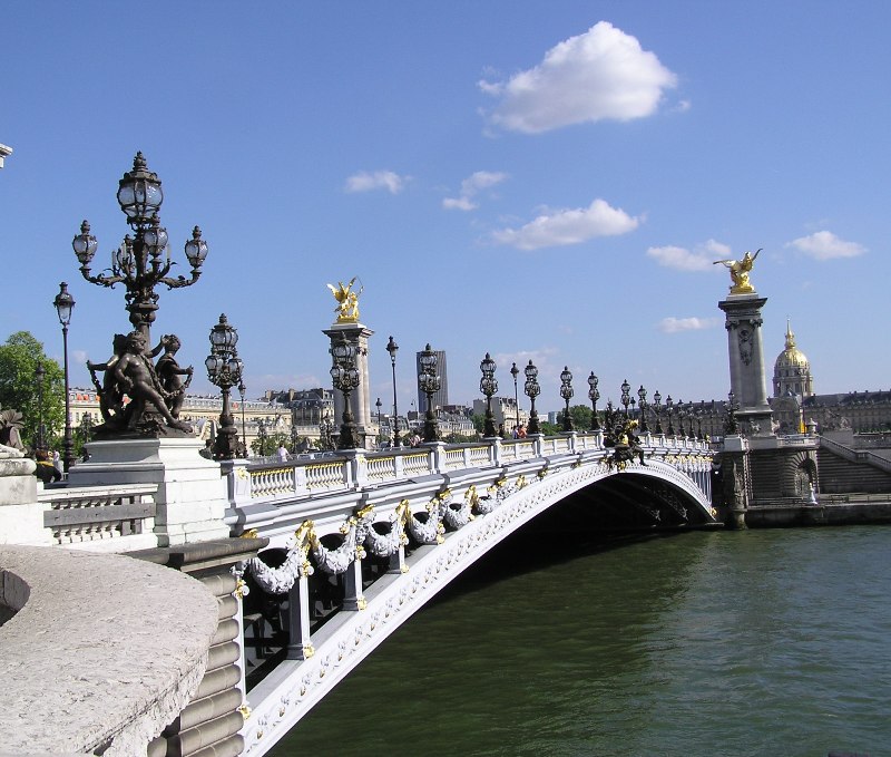 Фото 1, Мост Александра III, Париж