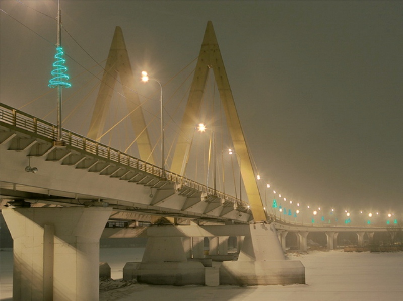 Фото 4, Мост Миллениум, Казань, Россия